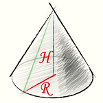 Формула объема конуса