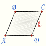 Формула периметра ромба